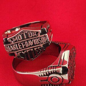 H-D Motor Ring Silver